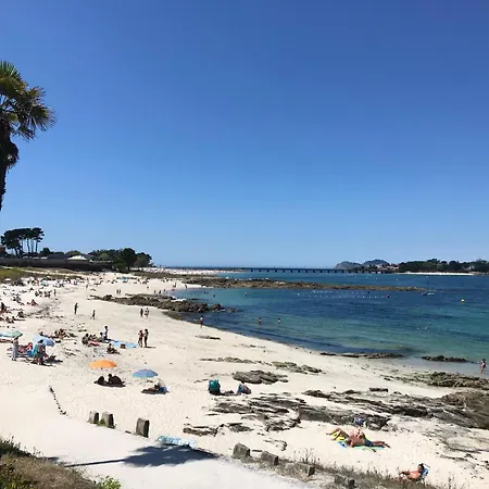 Sirenita En La Playa Con Piscina Y Vistas Al Mar 别墅 比戈