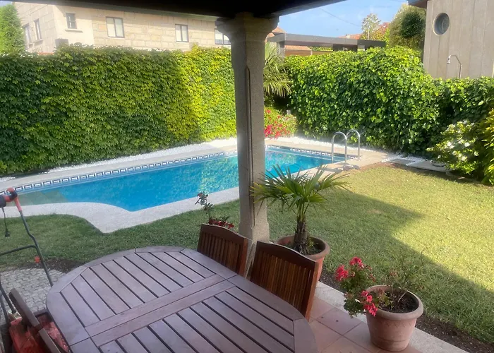 Βίλα Sirenita En La Playa Con Piscina Y Vistas Al Mar Βίγκο