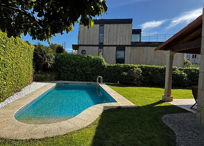 Βίλα Sirenita En La Playa Con Piscina Y Vistas Al Mar Βίγκο